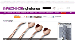 Desktop Screenshot of inredningsnyheter.se